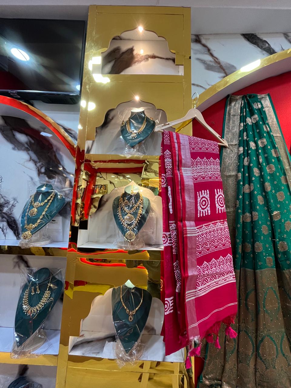 Jewellery and saree retail showcase